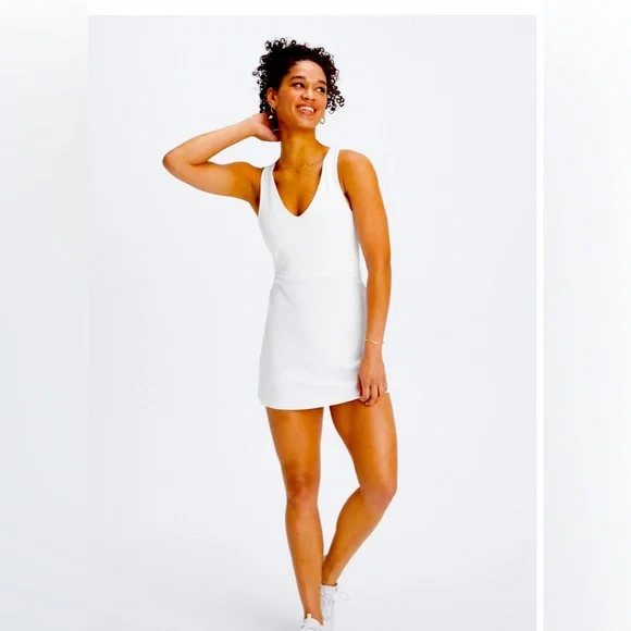 green emerald velvet dress Inphorm NYC Devon Tennis & Athleisure Dress main image 1